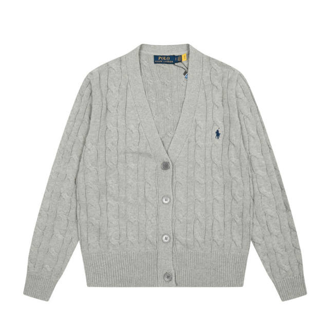 Rαlph Lαuren Collared Cable-knit Cardigan