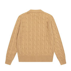Rαlph Lαuren Collared Cable-knit Cardigan