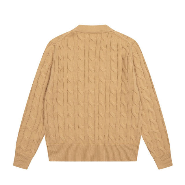 Rαlph Lαuren Collared Cable-knit Cardigan