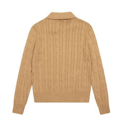 Rαlph Lαuren Collared Cable-knit Cardigan