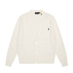Rαlph Lαuren Collared Cable-knit Cardigan