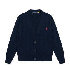 Rαlph Lαuren Collared Cable-knit Cardigan