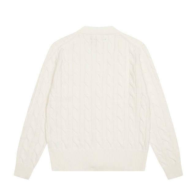 Rαlph Lαuren Collared Cable-knit Cardigan