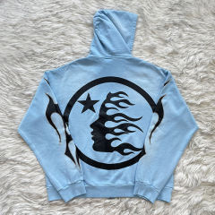 Hellstar Studios Washed Blue Hoodie