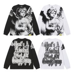 Archangel Print Long Sleeve T-Shirt 2 colors 28659524