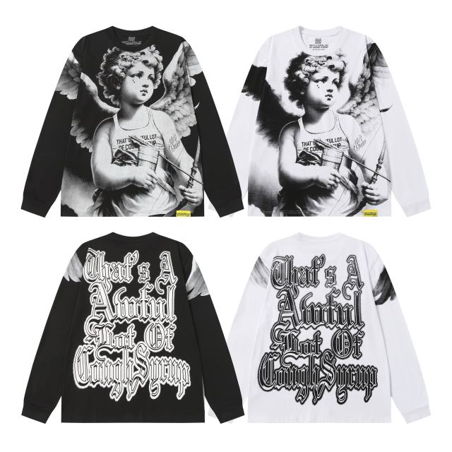Archangel Print Long Sleeve T-Shirt 2 colors 28659524