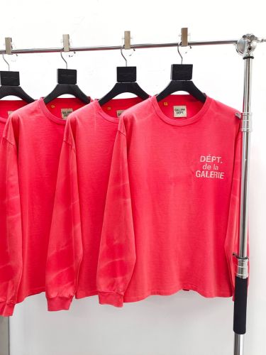 1:1 Top Quality Red Water Ripple Long Sleeve T-Shirt 28677366