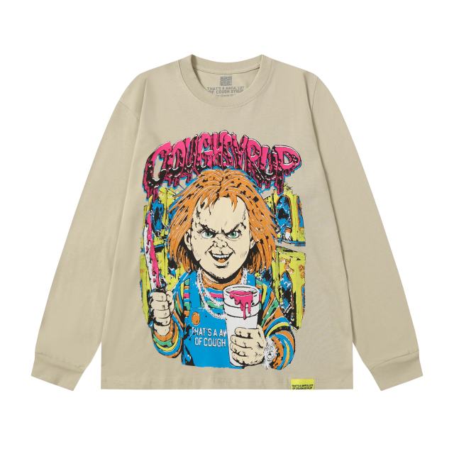 Prank Kids Printed Print Long Sleeve T-Shirt 2 colors 28673492