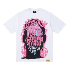 Pink Graffiti Print Tee 2 colors 28624551