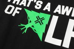 Color-Blocked Alphabet Green Pattern Print Long Sleeve T-Shirt  28673476
