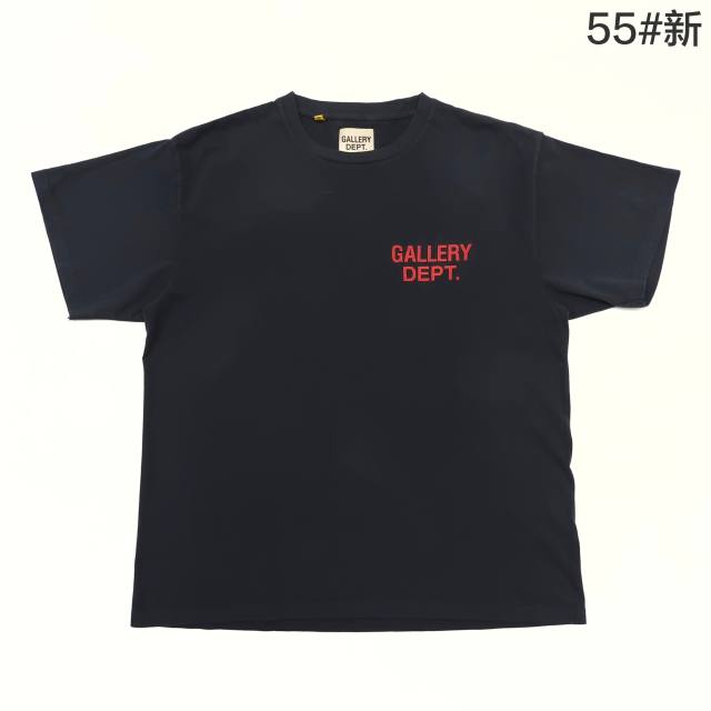 1:1 Top Quality Red-Letter Print Basic Washed Black Tee 28677358