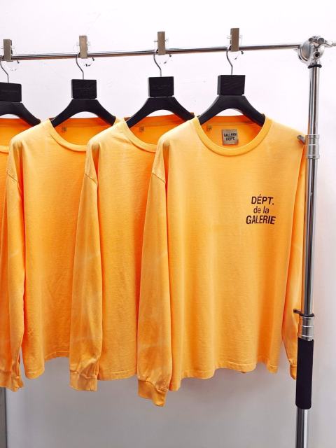 1:1 Top Quality Orange Water Ripple Long Sleeve T-Shirt 28597868