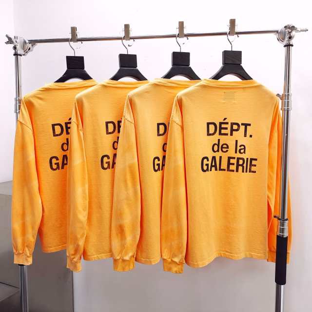 1:1 Top Quality Orange Water Ripple Long Sleeve T-Shirt 28597868