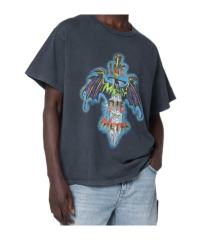 1:1 Top Quality Bat Cross Wing Print Tee 28632416