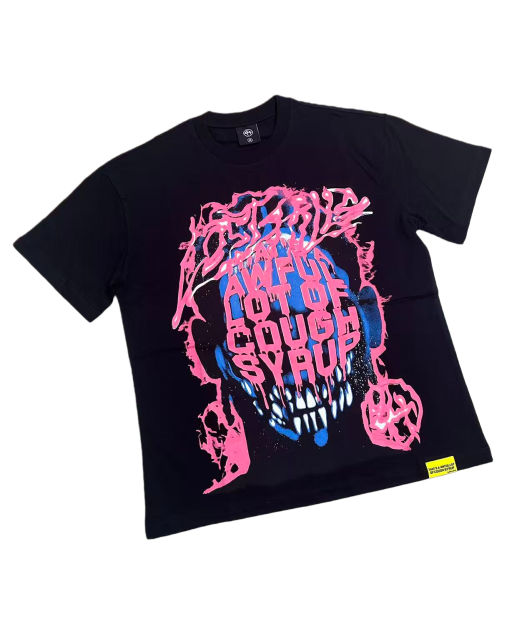 Pink Graffiti Print Tee 2 colors 28624551