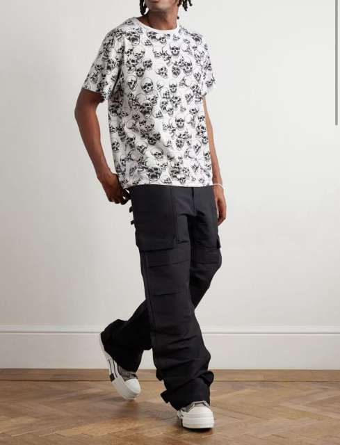 1:1 Top Quality 28354988 Full-print skull print Tee