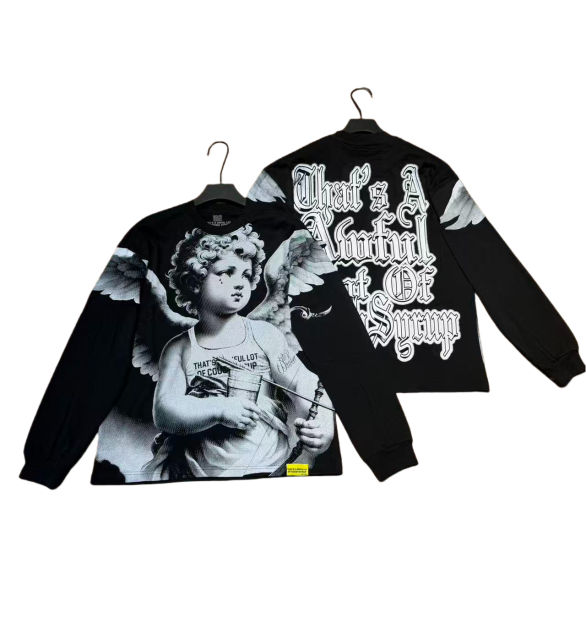 Archangel Print Long Sleeve T-Shirt 2 colors 28659524