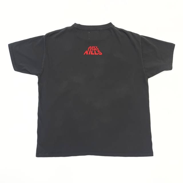 1:1 Top Quality 28321426 Extrovert Letter Print Washed Version Tee