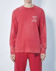 1:1 Top Quality Red Water Ripple Long Sleeve T-Shirt 28677366