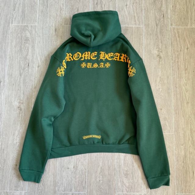 1:1 Top Quality CH Green Hoodie