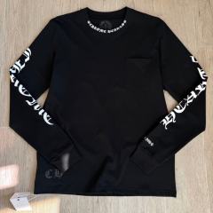 1:1 Top Quality CH Black Long Sleeve T-Shirt