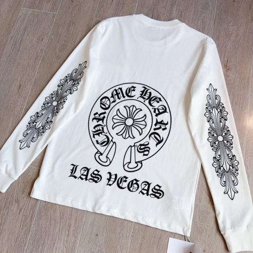 1:1 Top Quality CH White Long Sleeve T-Shirt