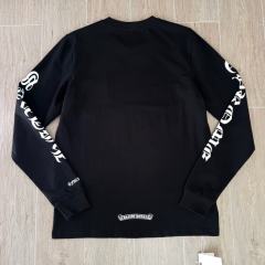 1:1 Top Quality CH Black Long Sleeve T-Shirt