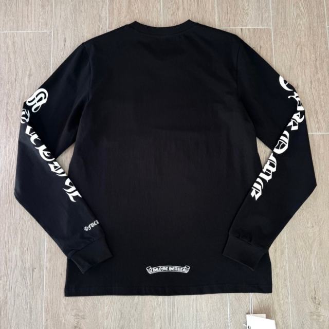 1:1 Top Quality CH Black Long Sleeve T-Shirt