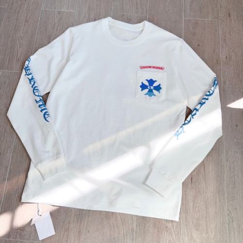 1:1 Top Quality CH White Long Sleeve T-Shirt