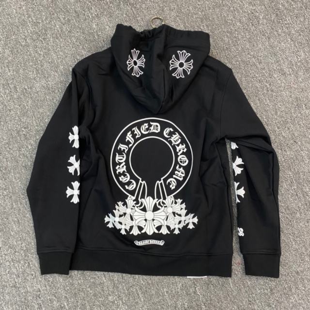 1:1 Top Quality CH Black Crosses Hoodie