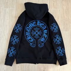 1:1 Top Quality CH Black Hoodie