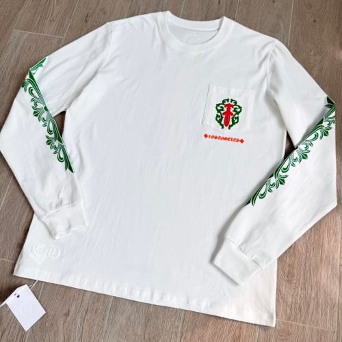 1:1 Top Quality CH White Long Sleeve T-Shirt