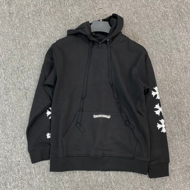 1:1 Top Quality CH Black Crosses Hoodie