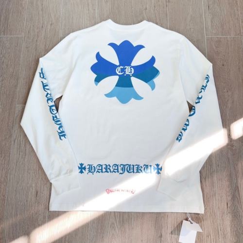 1:1 Top Quality CH White Long Sleeve T-Shirt