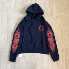 1:1 Top Quality CH Horseshoe Blue Hoodie
