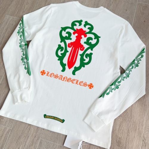 1:1 Top Quality CH White Long Sleeve T-Shirt