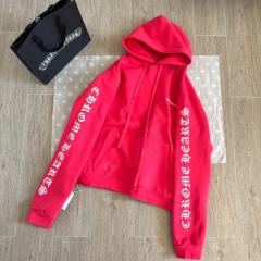 1:1 Top Quality CH Red Hoodie