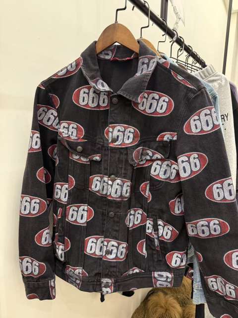 [Special Offer] Sup 666 Denim Jacket Black Small