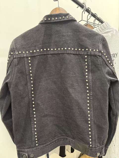 [Special Offer] Sup Studded Denim Jacket Black Small