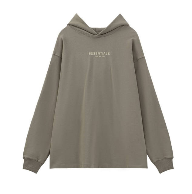 Fear of God FOG Essentials Logo Hoodie (Black/Gray/Olive)