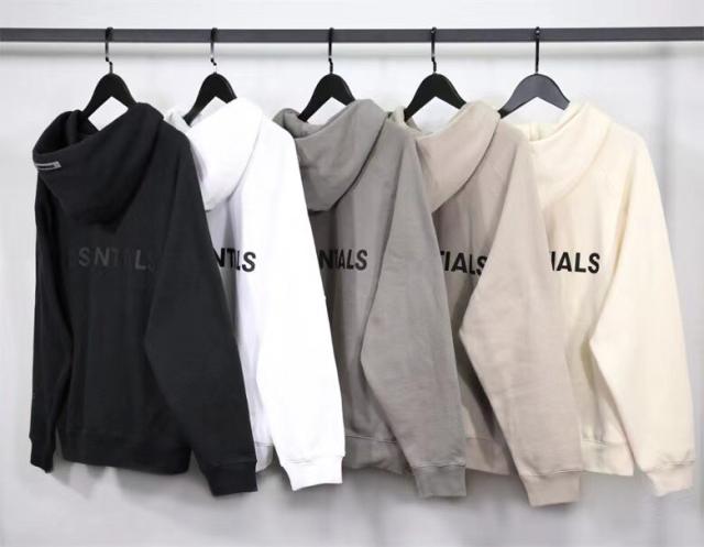 Fear of god fog essentials zip hoodie 5 colors