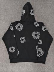 Denim Tears Rhinestone Hoodie Black