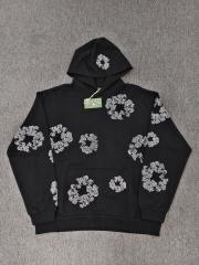Denim Tears Rhinestone Hoodie Black
