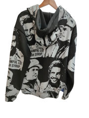 1:1 quality version Portrait Alphabet Print Zipper Hoodie  3 colors 28654292