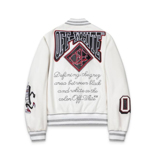 Off White Varsity Jacket