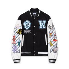 Off White Varsity Jacket