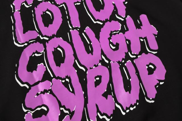 Skull Purple Letter Print Hoodie 28661086