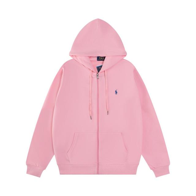 Rαlph Lαuren Basic Zipped Hoodie
