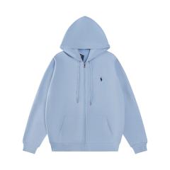 Rαlph Lαuren Basic Zipped Hoodie