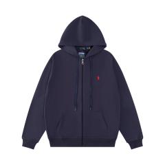 Rαlph Lαuren Basic Zipped Hoodie